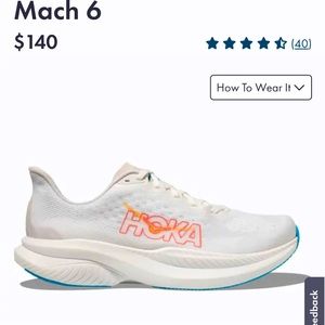 Women’s Hoka Mach 6 sz 10 B